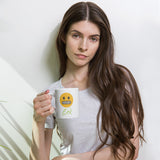 ThoughtXPress Emoji "Eek"Coffee Mug