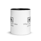 ThoughtXPress Funny MBA Graduation Mug – “When Your BS Can’t Take You Any Further” Color Coffee Cup