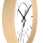 ThoughtXPress Wall clock "Your Most Valuable Resources is Time"