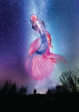 ThoughtXPress "Fish In Space" Digital Download Poster Art