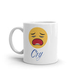 ThoughtXPress Emoji "Cry" Coffee Mug