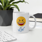 ThoughtXPress Emoji "Lol" Coffee Mug