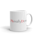 ThoughtXPress PhD Mug (basic) “Phinally Done"