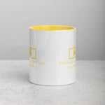 ThoughtXPress MS Mug (yellow) "When your BS can't take you any further"