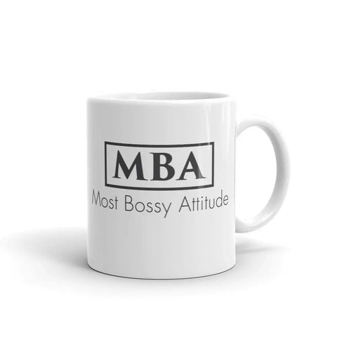 ThoughtXPress MBA Mug (basic) "Most Bossy Attitude"