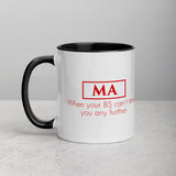 ThoughtXPress MA Mug (red)  "When your BS can't take you any further"