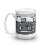 ThoughtXPress Camera Illustration Photographer's Mug - Dark Gray & Gray