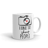 ThoughtXPress Photographer's Mug "I like to shoot people"