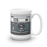 ThoughtXPress Camera Illustration Photographer's Mug - Dark Gray & Gray