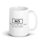 ThoughtXPress MS Mug (basic) "When your BS can't take you any further"