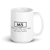 ThoughtXPress MS Mug (basic) "When your BS can't take you any further"