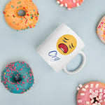 ThoughtXPress Emoji "Cry" Coffee Mug
